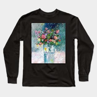 Flowers in a vase Long Sleeve T-Shirt